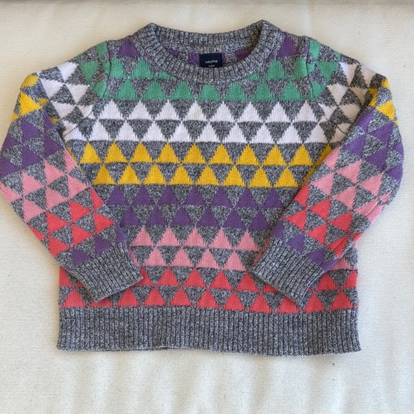 GAP Other - babyGap Size 4T • Colorful Geometric Crewneck Sweater
